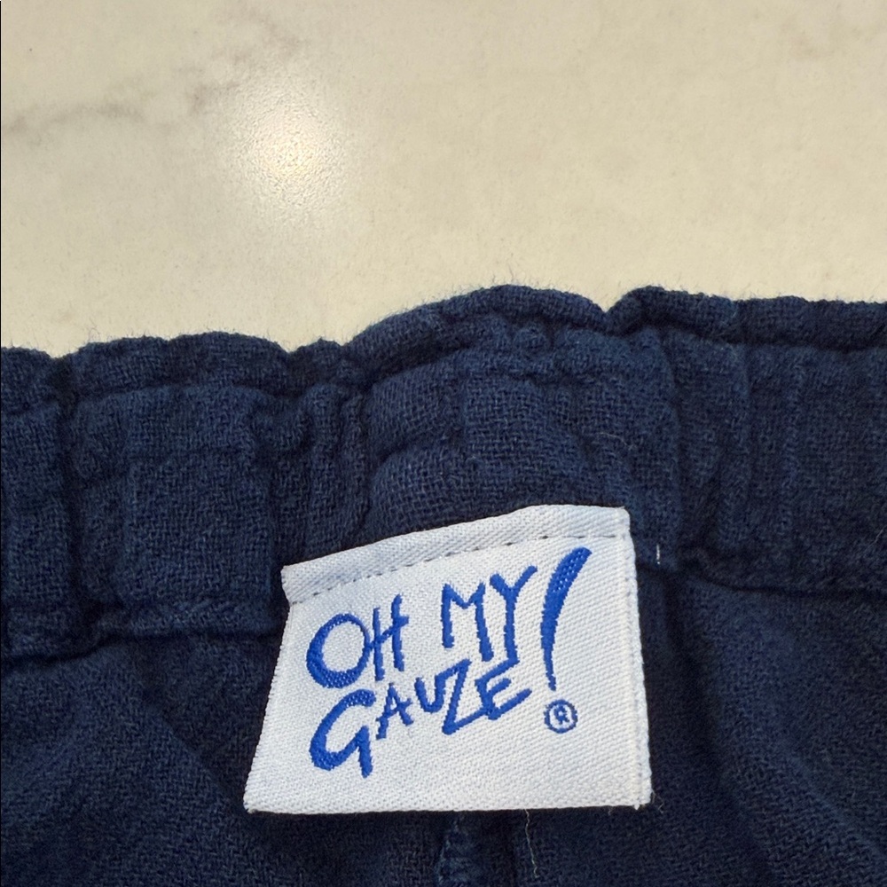 Oh My Gauze! Cotton Lagenlook Pants - Picture 4 of 9